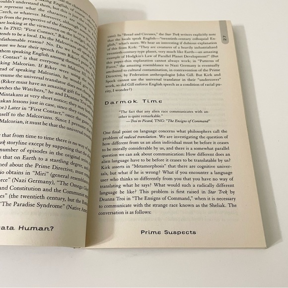 Star Trek Is Data Human Book The Metaphysics of Star Trek by Richard Hanley - Picture 11 of 16
